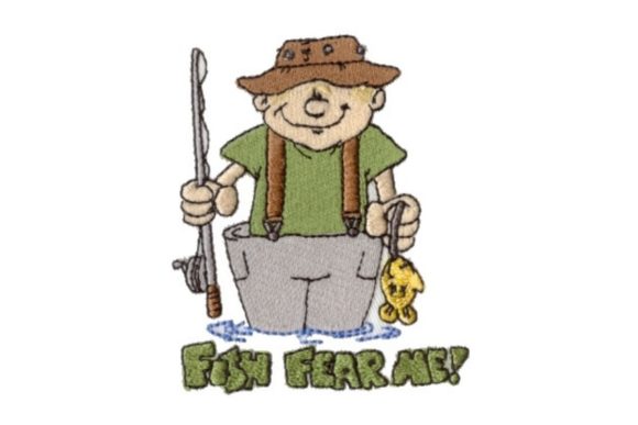 Fishin Dad: A Seasonal Embroidery Staple