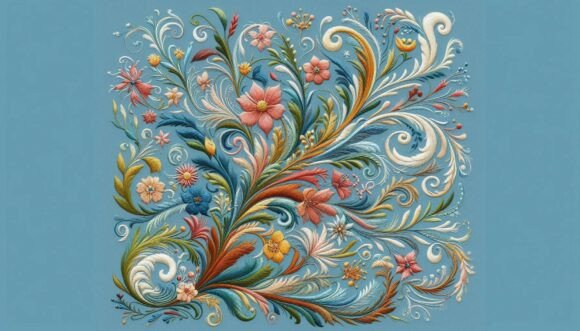 Motion Floral Embroidery: A Seasonal Designerβs First Look
