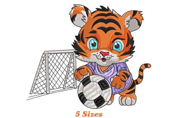 Tiger Playing Soccer: Whimsy That Stitches With Heart